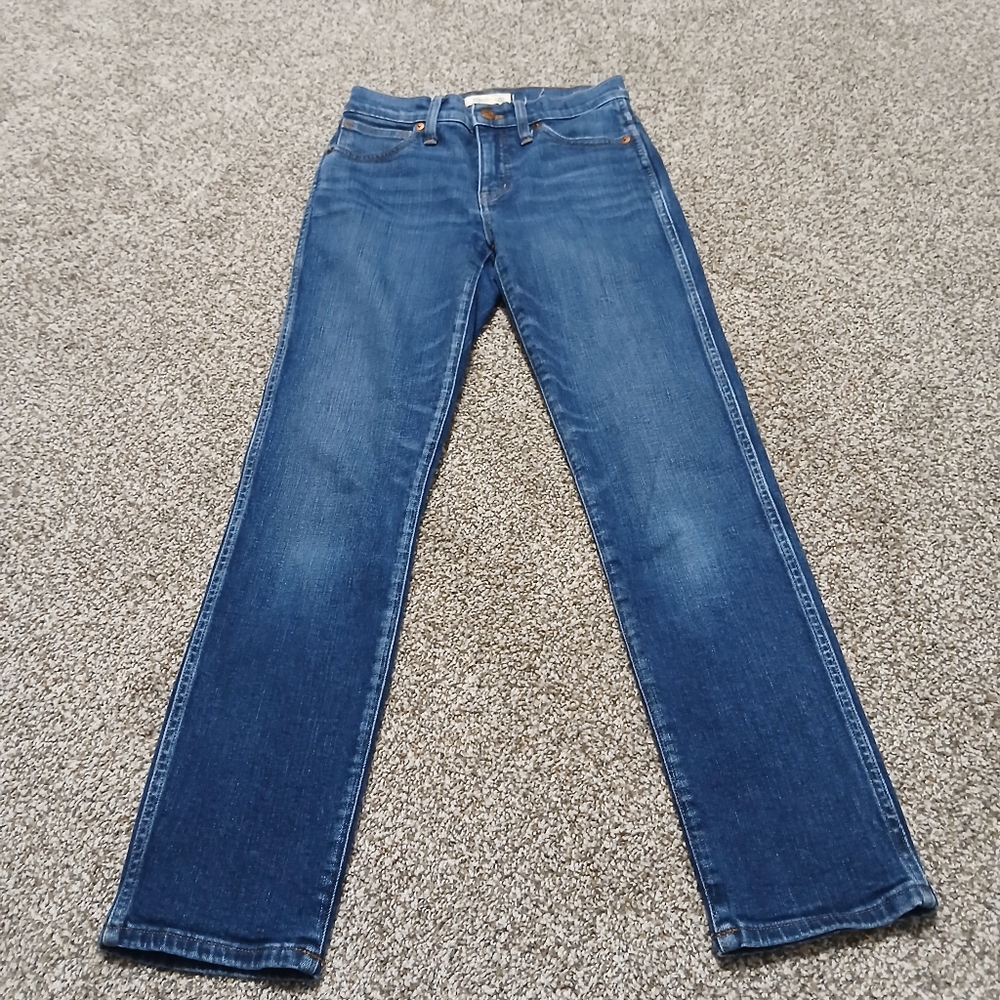 Madewell Classic Blue Women's Jeans‎ Slim Straight - Picture 2 of 11